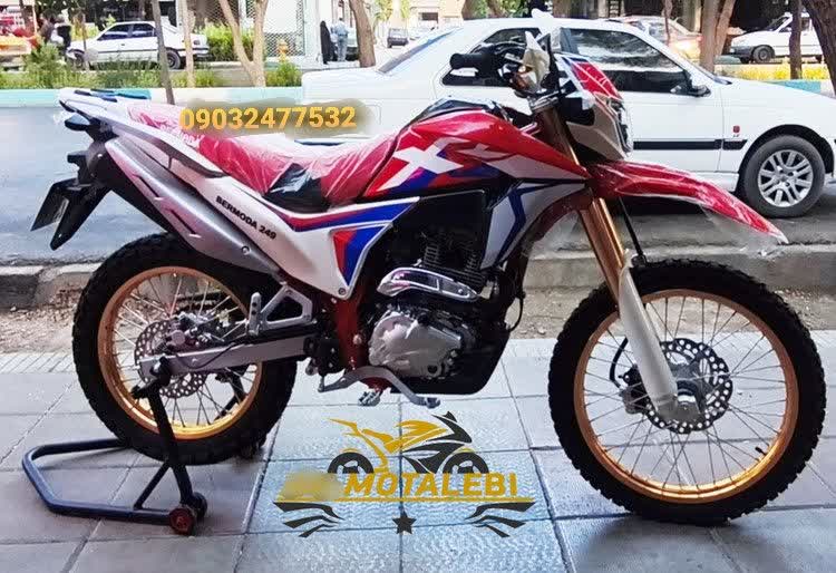موتور سیکلت تریل برمودا XR 250CC مدل1404 ترمز ABS رادیات روغن