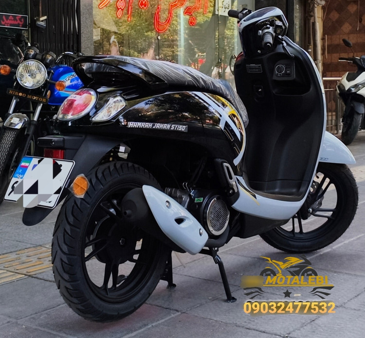 اسکوپی همراه سیکلت جهان 150SY سی سی ترمز 1405 ABS